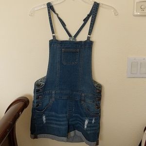 Pair of blue overalls